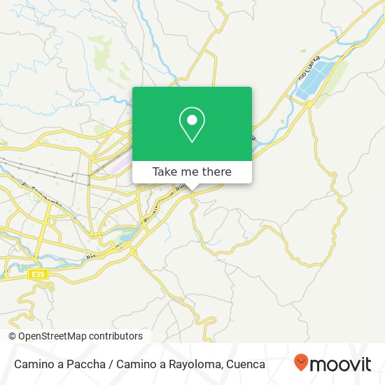 Camino a Paccha / Camino a Rayoloma map