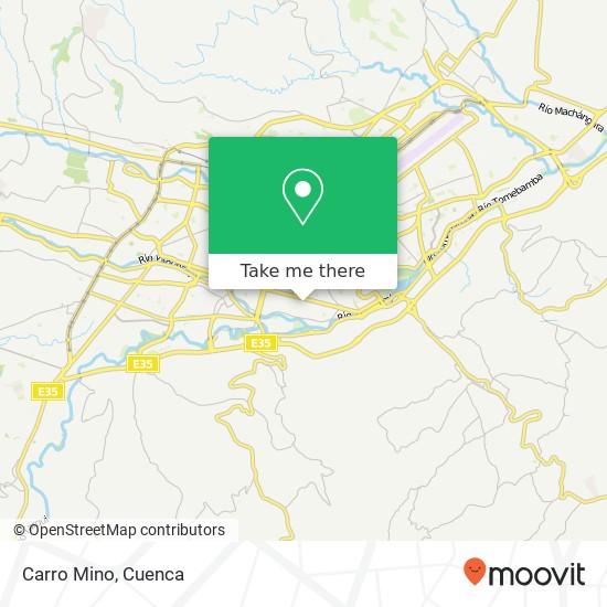 Carro Mino map
