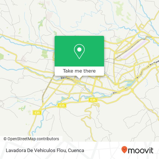 Lavadora De Vehículos Flou map