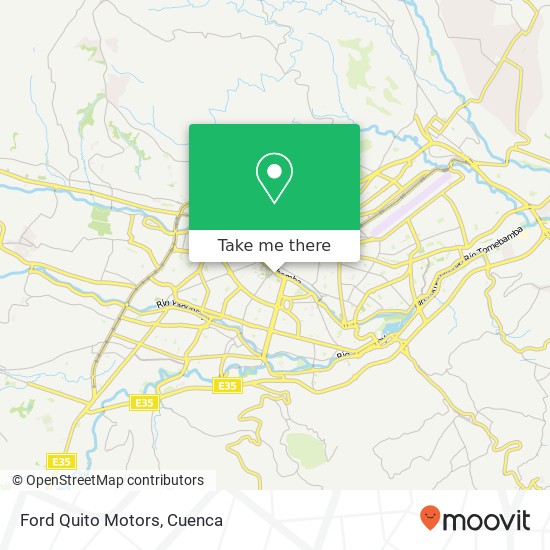 Ford Quito Motors map