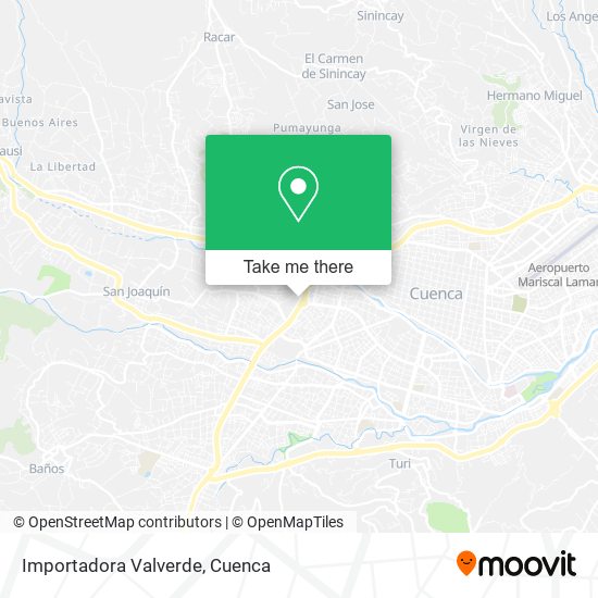 Importadora Valverde map