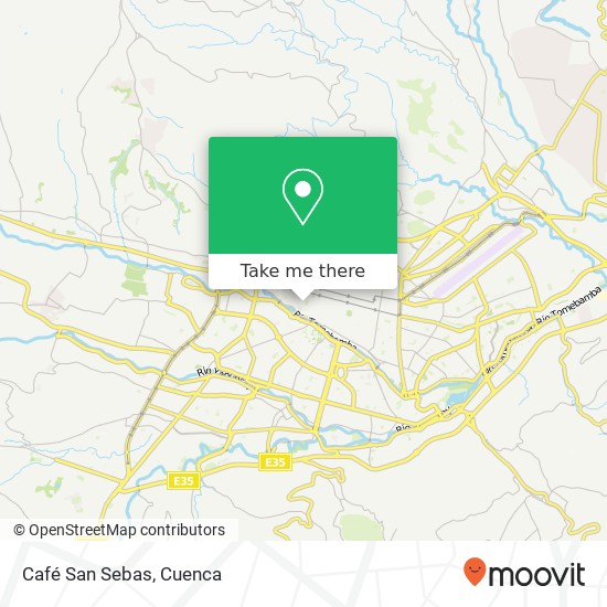 Café San Sebas map