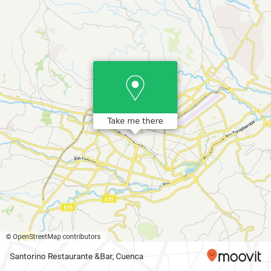 Santorino Restaurante &Bar map