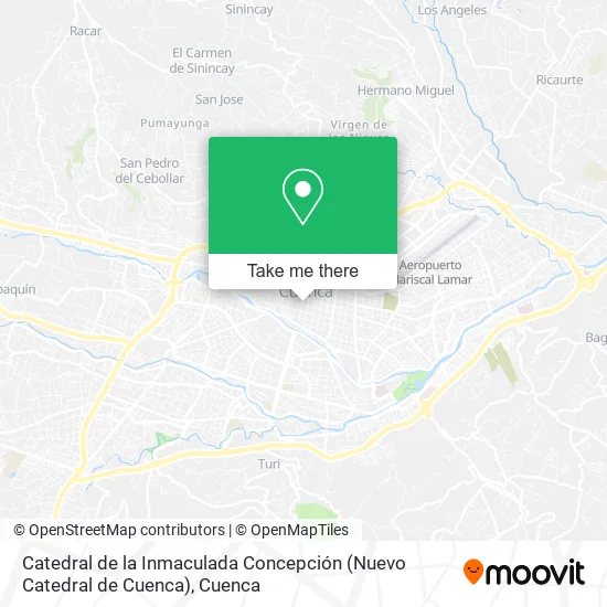 Mapa de Catedral de la Inmaculada Concepción (Nuevo Catedral de Cuenca)