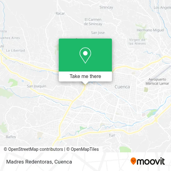 Madres Redentoras map