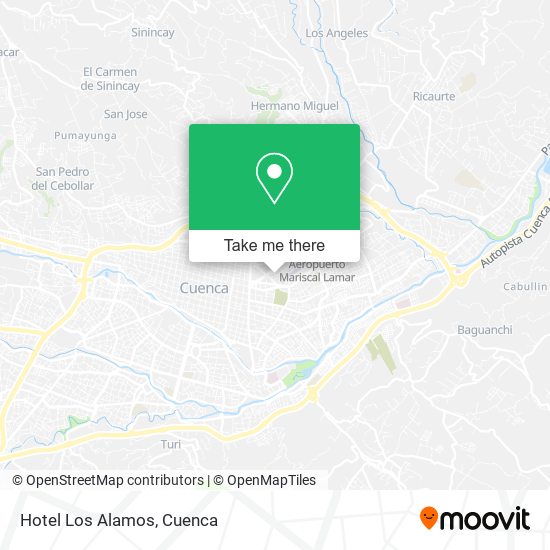 Hotel Los Alamos map