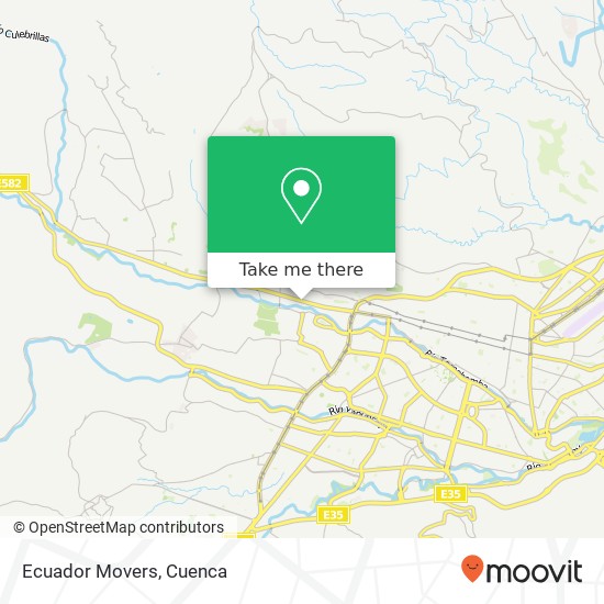 Ecuador Movers map