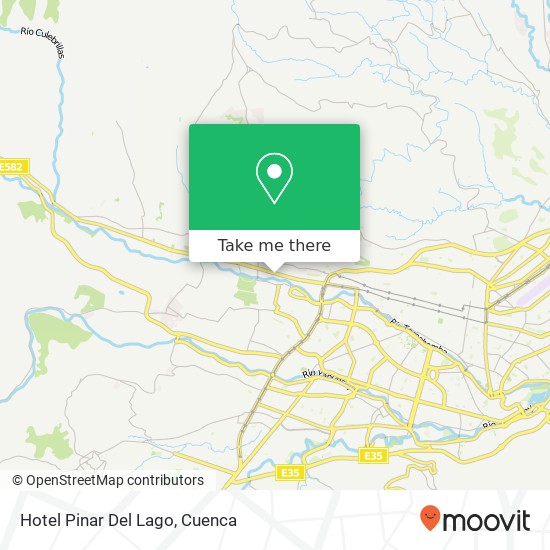 Hotel Pinar Del Lago map