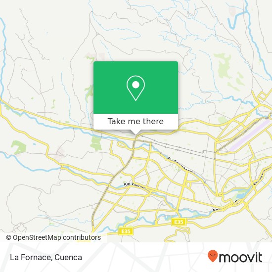 La Fornace map