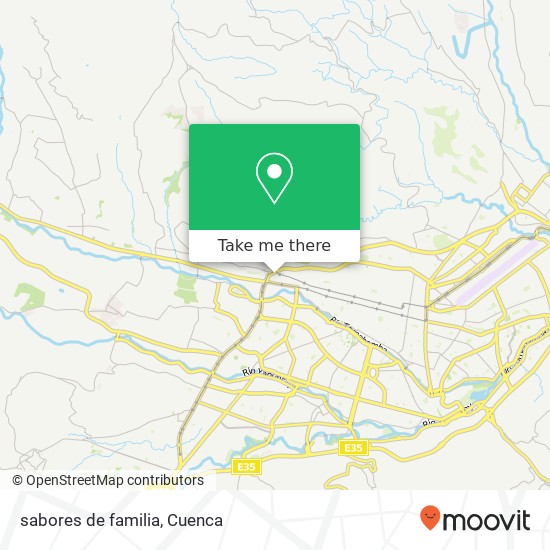 sabores de familia map