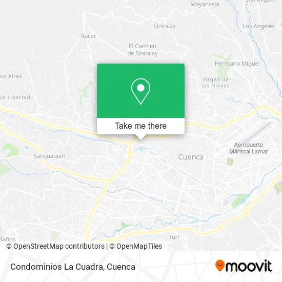Condominios La Cuadra map