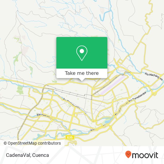 CadenaVal map