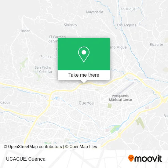 UCACUE map