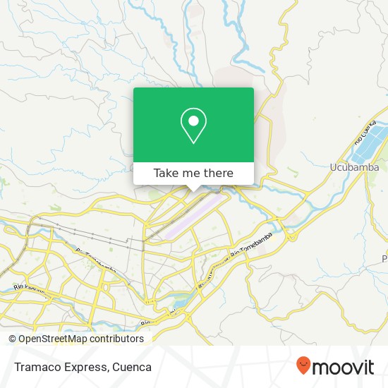 Tramaco Express map