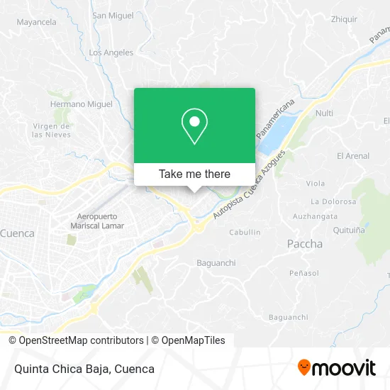 Quinta Chica Baja map