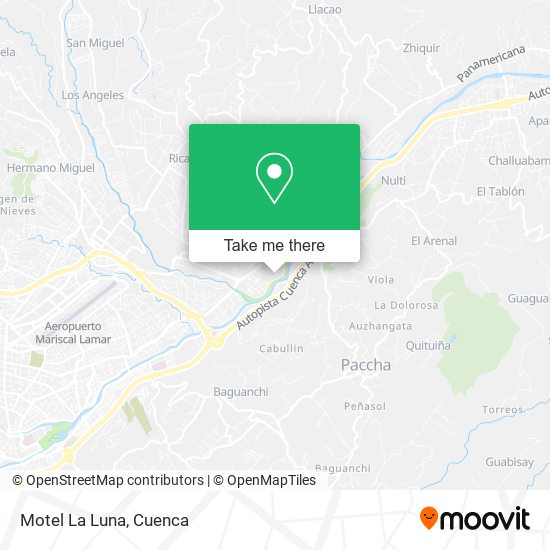 Motel La Luna map