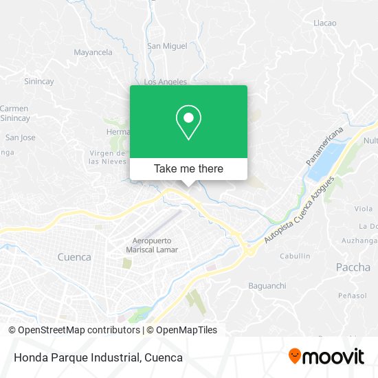 Mapa de Honda Parque Industrial