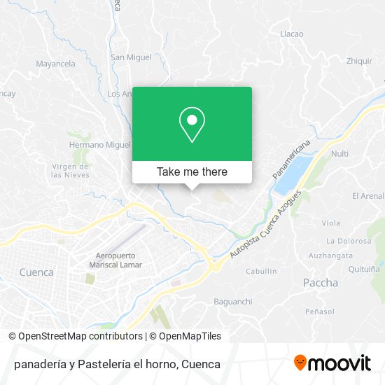 panadería y Pastelería el horno map