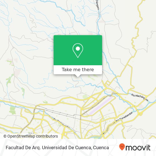 Facultad De Arq. Universidad De Cuenca map