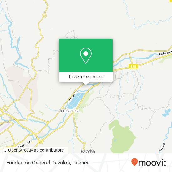 Fundacion General Davalos map