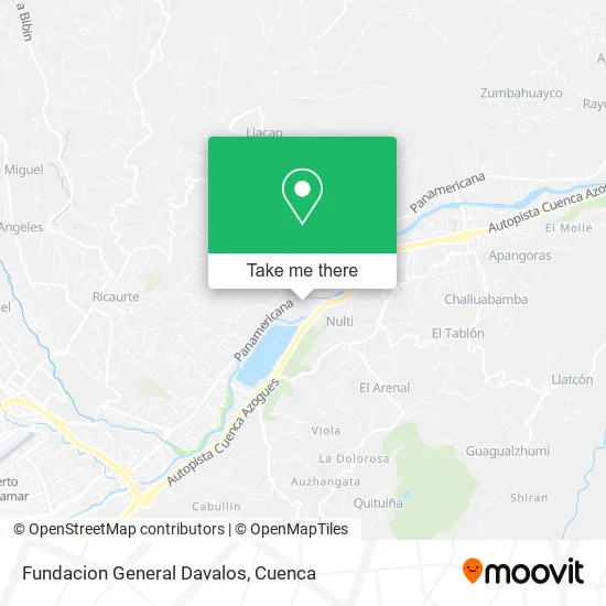 Fundacion General Davalos map