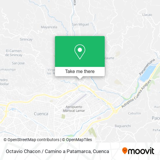 Octavio Chacon / Camino a Patamarca map