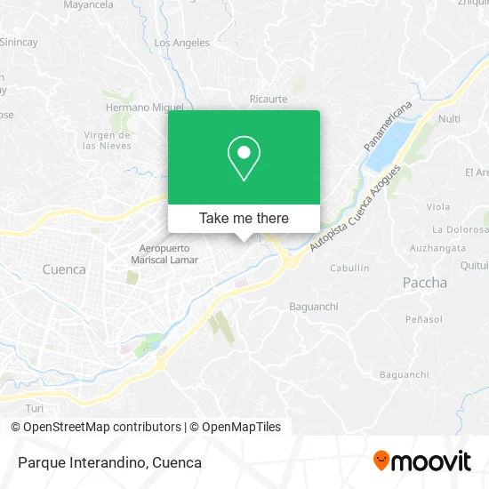 Mapa de Parque Interandino