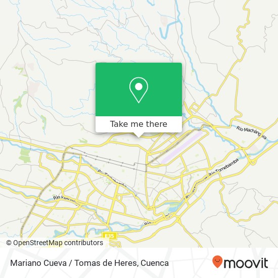 Mariano Cueva / Tomas de Heres map
