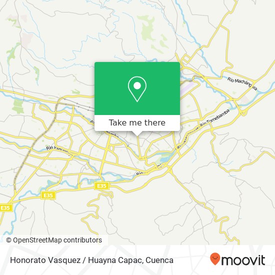 Honorato Vasquez / Huayna Capac map