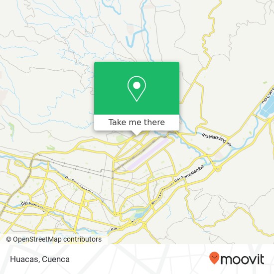 Huacas map