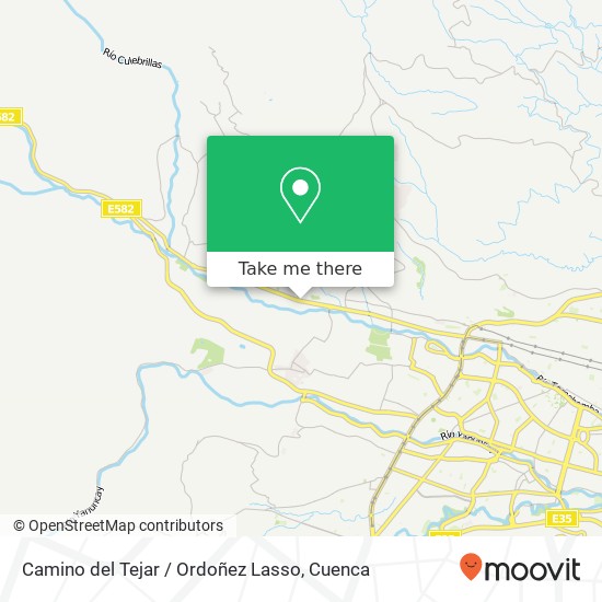 Camino del Tejar / Ordoñez Lasso map