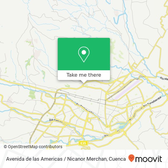 Avenida de las Americas / Nicanor Merchan map