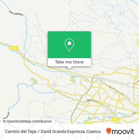 Camino del Tejar / David Granda Espinoza map