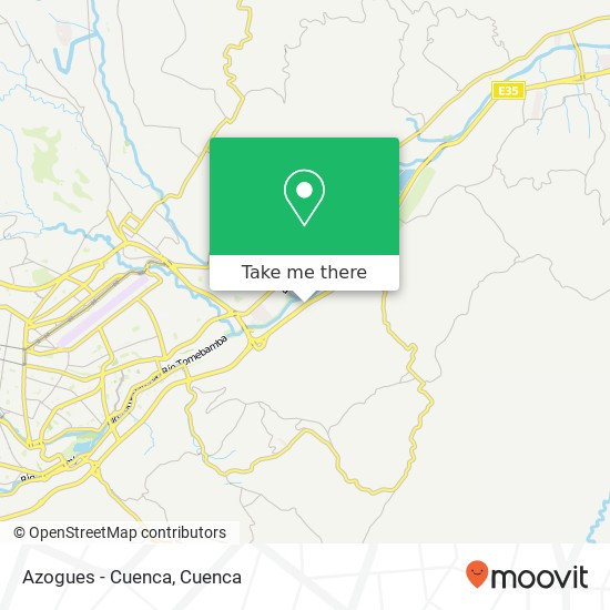 Azogues - Cuenca map
