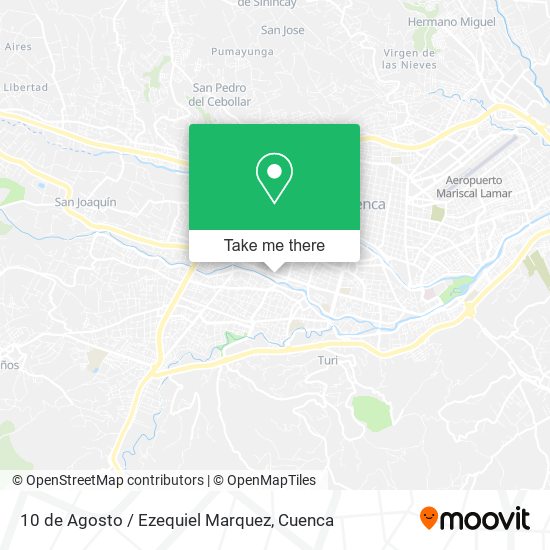 10 de Agosto / Ezequiel Marquez map