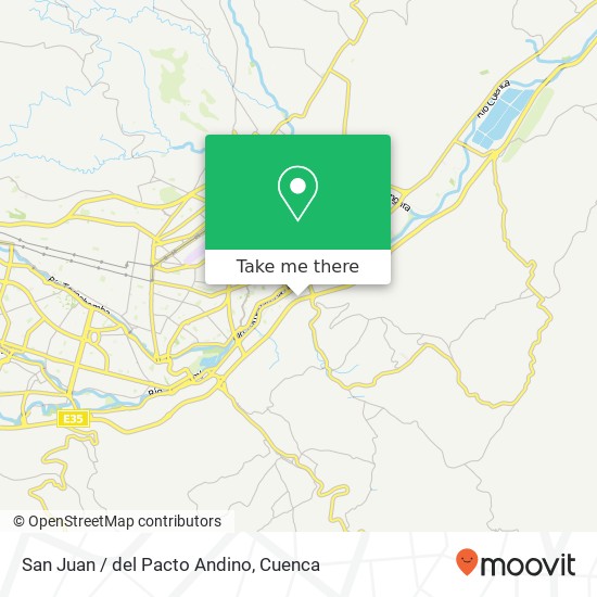 San Juan / del Pacto Andino map