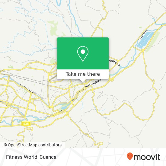 Mapa de Fitness World