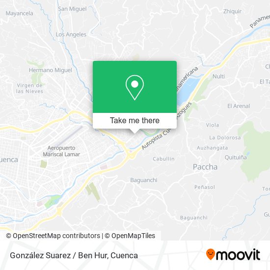 González Suarez / Ben Hur map
