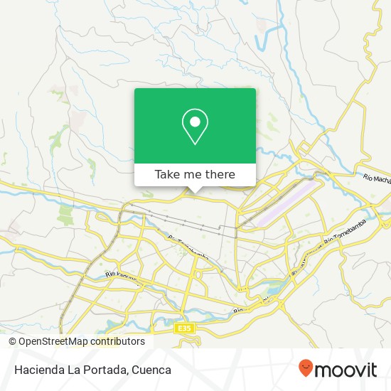 Hacienda La Portada map