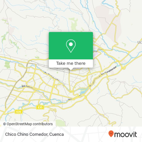 Chico Chino Comedor map