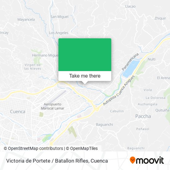 Mapa de Victoria de Portete / Batallon Rifles