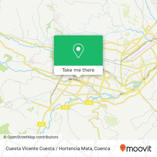 Cuesta Vicente Cuesta / Hortencia Mata map