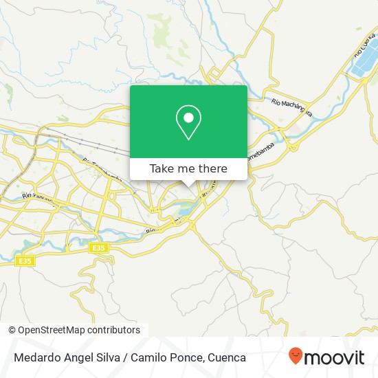 Medardo Angel Silva / Camilo Ponce map