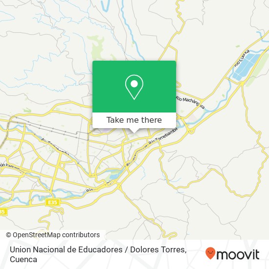 Mapa de Union Nacional de Educadores / Dolores Torres