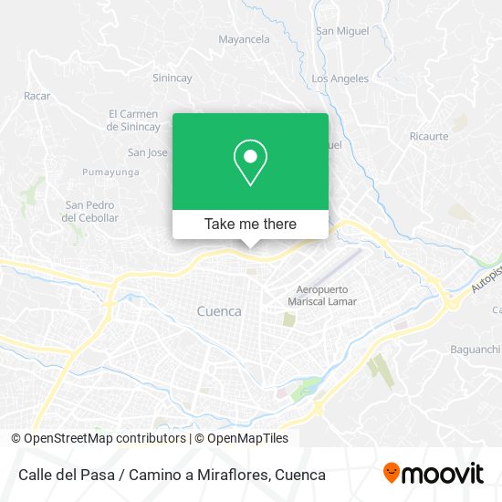 Calle del Pasa / Camino a Miraflores map