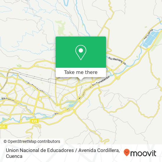 Union Nacional de Educadores / Avenida Cordillera map