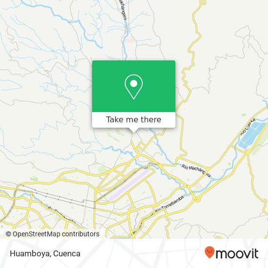 Huamboya map