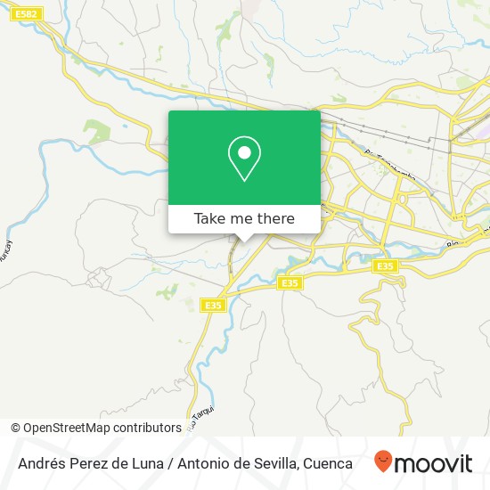 Andrés Perez de Luna / Antonio de Sevilla map