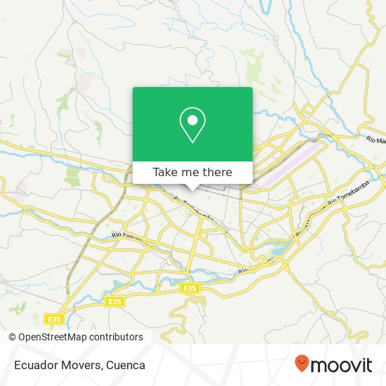 Ecuador Movers map