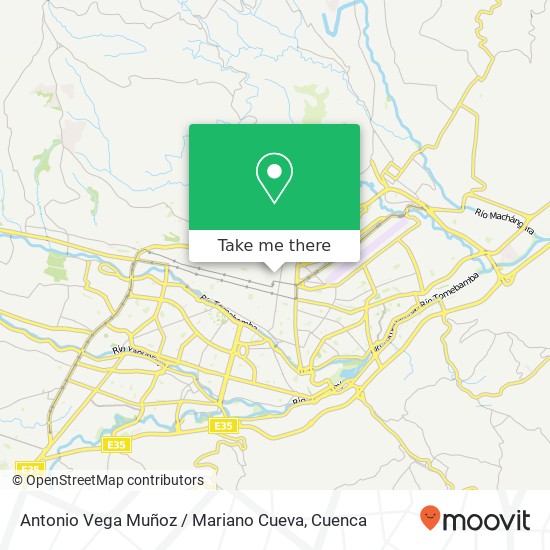 Antonio Vega Muñoz / Mariano Cueva map